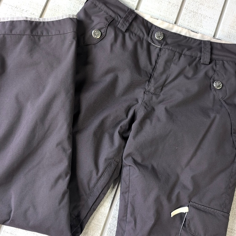 Millennium Three Snowboarding Pants Women's Medium Black Active Lined Ski Y2K
